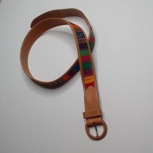 Colorful Belt Crafted In Guatemala